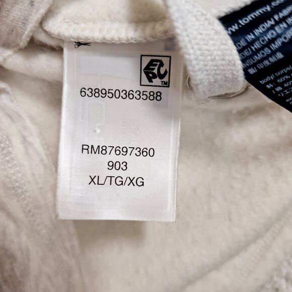 Tommy Hilfiger Denim Sweatshirt w/Side Tie Crop Pullover Women's Size XL - Picture 11 of 15